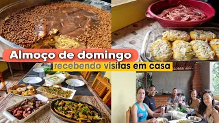 Recebendo AMIGOS em casa | CHURRASCO e almoço | Pavê MOUSSE de maracujá | DIA AGRADÁVEL COM ELES