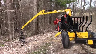 Spring clean-up with the Anderson Log Loader