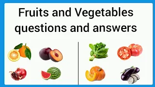 ukg evs fruits and vegetables worksheet /fruits and vegetables questions fot ukg students