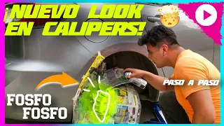 HOW TO PAINT THE CALIPERS? | WITH AEROSOL AND WITHOUT REMOVING THEM!