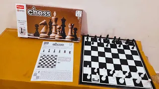 Unboxing and Review of Funskool Black And White Chess Board Set