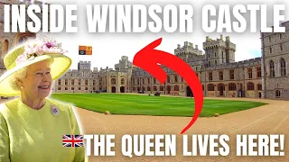 Inside Windsor Castle & Windsor Tour, England - RIP Queen Elizabeth