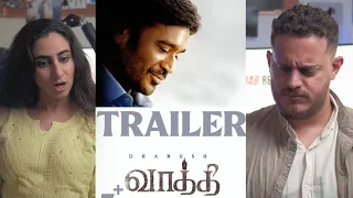 VAATHI Trailer Reaction By Arabs |  Dhanush | Samyuktha | GV Prakash Kumar | Venky Atluri