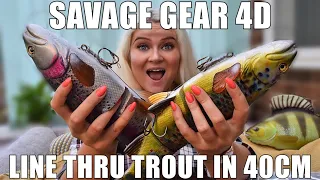 Savage Gear 40cm Line Thru Trout Unboxing: HUGE Lure For Pike & Musky!