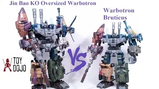 JinBao Oversized KO Warbotron vs Warbotron Bruticus