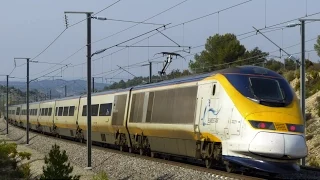 High speed train TGV and Eurostar in France