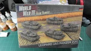 Team Yankee Leopard 2A5 Panzer Zug Unboxing & Review