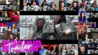 Ahsoka - Official Trailer Reaction Mashup 🤖⚔️ - Rosario Dawson - Hayden Christensen - Disney+