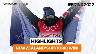 New Zealand Win First Ever Gold in the Slopestyle Final | 2022 Winter Olympics