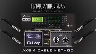 AX8 4 Cable Method & Preamp in FX Return - Tutorial