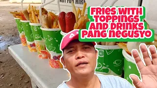 FRIES WITH DRINKS AND TOPPINGS NA PANG NEGUSYO