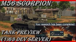 War Thunder || M56 Scorpion - Tank Preview