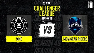 9INE vs. Movistar Riders - Map 1 [Ancient] - ESL Challenger League Season 46 EU