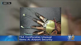 TSA Reveals Unusual Items Found At Airports