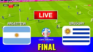 ARGENTINA vs URUGUAY - Copa America 2024 Final | Full Match All Goals | Live Football Match