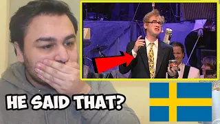 British Reaction To Johan Lindström - Ambasadören (Robert Gustafsson) Swedish Comedy