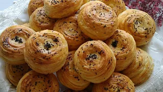 Crispy and aromatic pastries. Azerbaijan cuisine