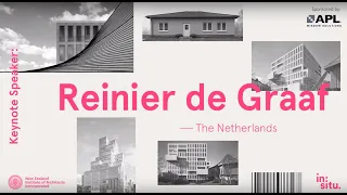 Reinier De Graaf – in:situ 2019 public lecture