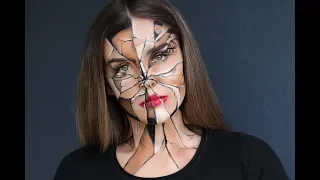 Shattered - Makeup tutorial (optical illusion)