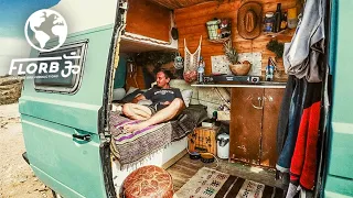 Quaint Tropical VAN CONVERSION with INDOOR SHOWER on a BUDGET