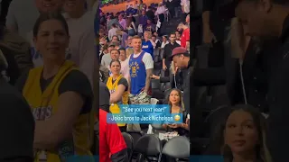 Jokic bros talks trash to Lakers fans after the Nuggets go up 3-0!