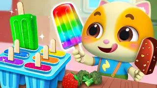 Rainbow Vegetables Song | Learn Colors | Nursery Rhymes & Kids Songs | Mimi and Daddy