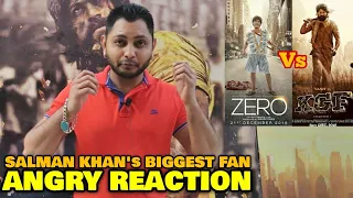 ZERO vs KGF | Salman Khan's Biggest Fan ANGRY REACTION | SRK vs Yash | Box Office Battle