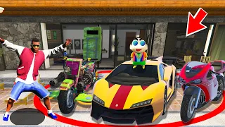 GTA 5 : Anything FRANKLIN Can Fit In The Circle SHINCHAN will Pay For it in GTA 5! (GTA 5 mods)