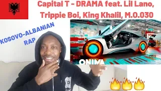 UK REACTION TO Capital T - DRAMA feat. Lil Lano, Trippie Boi, King Khalil, M.O.030