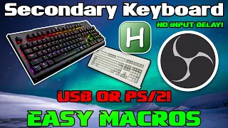 How to Turn a Secondary Keyboard Into A Macroboard (USB OR PS2) (EASY AND NO INPUT DELAY)