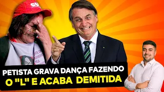 Petista fez o "L" e acabou demitida por justa causa