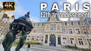 【4K】🇫🇷Paris,France Walking Tour》Avenue Daumesnil-Porte Dorée 2021