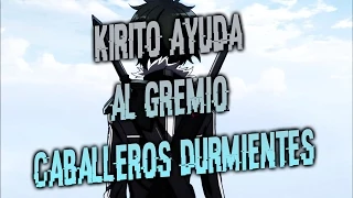 Sword Art Online II - Kirito helps Team Sleeping Knights (Sub Español HD)