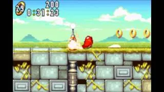 Sonic Advance - Angel Island 2 Knuckles: 0:57:37 (Speed Run)