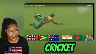 Top 10 Best Catches In Cricket History |American Reaction