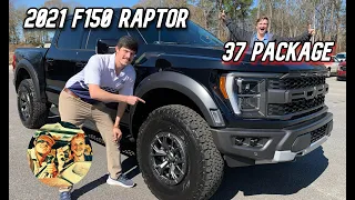 2021 F150 RAPTOR 37 PACKAGE- MOST OFF ROAD CAPABLE FORD F150: Walkaround, Cold Startup & Interior