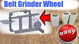 How to make  belt grinder wheels yourself?
