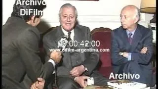 DiFilm - Torcuato Luca de Tena visita Argentina (1993)
