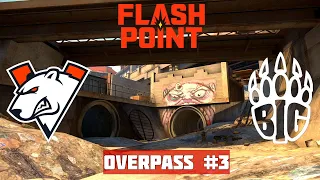 1/2 ФИНАЛ. VIRTUS.PRO vs BIG. MAP-3 OVERPASS. FLASHPOINT SEASON 2