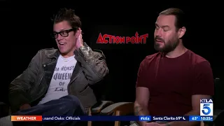 KTLA talks injuries with Johnny Knoxville and Chris Pontius