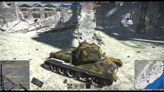 War Thunder RB - T-34-85(D-5T) 10 kills on Stalingrad