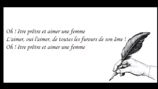 Etre Prêtre Et Aimer Une Femme lyrics (paroles)