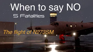 Tragic Flight of the PC-12 Medevac- N273SM | Full ATC+On Guard Calls | Flight Simulator Re-enactment