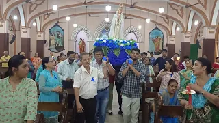 Celebrating the feast of rosary at st Teresa church kolkata #jesus #prayer #church