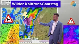 Frühlingsanfang & Wärme - wilder Kaltfront-Samstag mit Gewitter. Wettervorhersage 20.03.-01.04.2024.