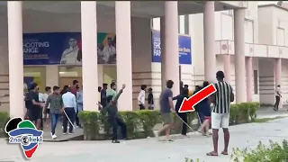 Nigerian Students Brutally Injured by Racists Indians During Clash at a Delhi University