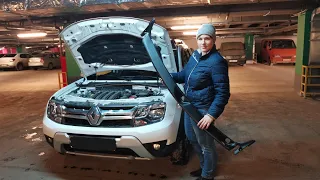 Установка жабо на Рено Дастер (Renault Duster)