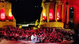 O sole mio Andrea Bocelli Teatro antico di Taormina 01/09/2023