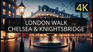 London Walk - Chelsea & Knightsbridge - 4K