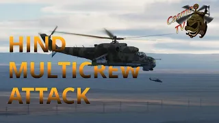 DCS Hind Multicrew Mission | Real Apache Pilot plays DCS World